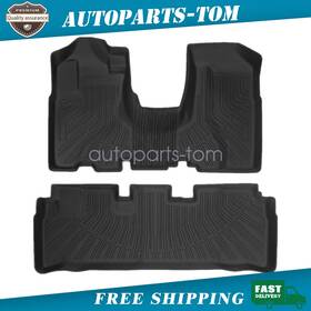 P2.tpejd589.h Soillar Tpe Floor Mats Fits Honda Crv Cr-v 2002-2006 All Weather Liners Waterproof 2 Row