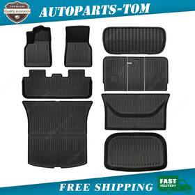 Soillar P2.tpejd631.h 10x Tpe Floor Mats And Trunk Cargo For Tesla Model Y 2025 2026 Liner Cover 3d New