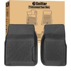 Soillar P2.tpejd635.h 3d Front Row Floor Mats Liners Tpe Fits 1980-1996 Ford Bronco 4door Replacement