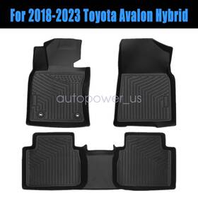 P2.tpejd66.h Soillar For 2018-2023 Toyota Avalon Hybrid Tpe Floor Mats Liners 3d Model Front And Rear