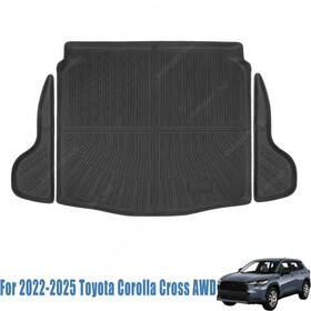 Soillar P2.tpejd660.h Tpe Trunk Cargo Liner For 2022 2023 2024 2025 Toyota Corolla Cross Awd 4-door