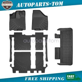 P2.tpejd457.h Soillar P2.tpejd67.h 5x Tpe 3d Floor Mats And Trunk Cargo For Toyota Sienna 8 Seats 2013-2020 Liner Set