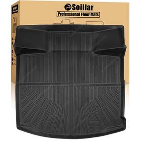 Soillar P2.tpejd679.h Tpe Rear Cargo Trunk Liner Cover Floor Mat For 2013-2015 Chevrolet Malibu Sedan