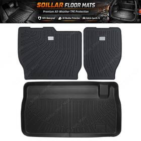 P2.tpejd516.h Soillar P2.tpejd80.h Backrest Mats Trunk Cargo Liner Fits 2008-2020 Town And Country Grand Caravan Tpe