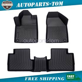 P2.tpejd85.h Soillar Tpe Floor Mats Fits Jeep Cherokee 2015-2023 All Weather Liners Waterproof 2 Row