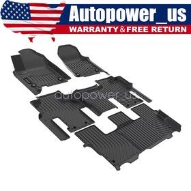 P2.tpejd87.h Soillar New For 2022 2023 2024 2025 Jeep Wagoneer Tpe Floor Mats Liner Trunk Cargo