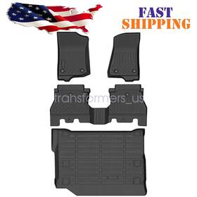 P2.tpejd92.h Soillar 3d Tpe Floor Mats &trunk Cargo Liner For 18-25 Jeep Wrangler Jl Unlimited 4-door