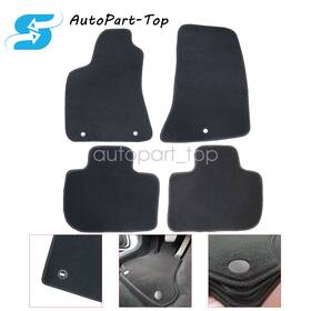 Z2.300cjd01.h Soillar Velour Floor Mats Carpet Replacement For 11-23 Chrysler 300 Dodge Charger Black
