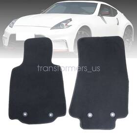 Z2.370jd01.h Soillar For 2009 2010 2011 2012-2020 Nissan 370z Front And Rear Floor Mats Carpet Black