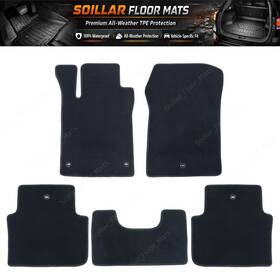 Z2.actljd03.h Soillar For 2015-2020 Acura Tlx Front And Rear Floor Mats Carpet Waterproof Black 5pcs New Z2.actljd03.h Soillar For 2015-2020 Acura Tlx Front And Rear Floor Mats Carpet Waterproof Black 5pcs New