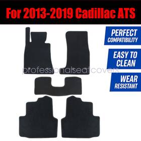 Z2.atsjd01.h Soillar New Floor Mats Carpet Velour For 2013 2014 2015 2016 2017 2018 2019 Cadillac Ats