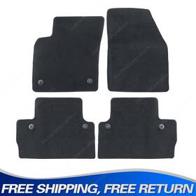 Soillar Z2.c30jd01.h Fits 2010 2011 2012 2013 Volvo C30 Floor Mats Carpet Velour All Weather Black