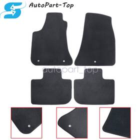 Z2.cdqjd01.h Soillar New Velour Front And Rear Floor Mats Carpet Black Fits 2011-2023 Dodge Charger