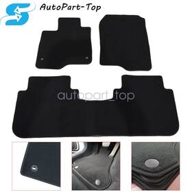 Z2.crjd04.h Soillar Velour Front And Rear Floor Mats Carpet Black Fits 2023-2025 Honda Crv Cr-v