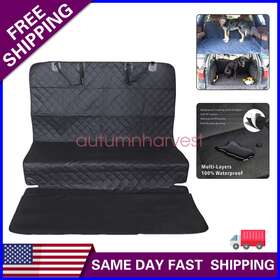Z2.cwzt01.h Soillar For Universal Suv Rear Trunk Back Seat Cover Mat Cargo Dogs
