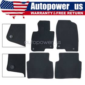 Z2.cx5jd02.h Soillar Floor Mats Carpet Velour For 2017 2018 2019 2020 2021 2022 2023 Mazda Cx5 Black