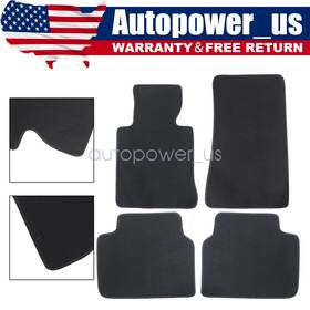 Z2.e46jd01.h Soillar 2002 2003 2004 2005 2006 For Bmw M3 3-series E46 Velour Floor Mats Carpet Black