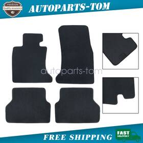 Z2.e60jd01.h Soillar For 2004-2010 Bwm E60 5-series Replacement Front And Rear Floor Mats Carpet Velour