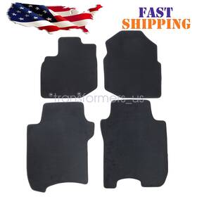 Z2.fdjd01.h Soillar 4pcs Fits Honda Fit 2009-2013 Front And 2nd Floor Mats Carpet Replacement Velour