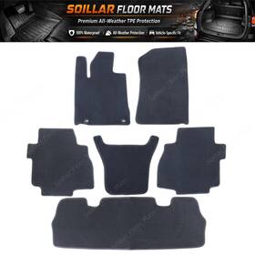 Z2.hsjd01.h-7z Soillar For 2008-2022 Toyota Sequoia Sr5 Trd Platinum Floor Mats Carpet Black 6pcs New Z2.hsjd01.h-7z Soillar For 2008-2022 Toyota Sequoia Sr5 Trd Platinum Floor Mats Carpet Black 6pcs New