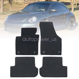 Z2.jkcjd02.h Soillar For 2012 2013 2014 2015 2016 2017 Volkswagen Beetle Floor Mats Carpet Velour New