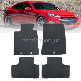 Z2.jncpjd01.h Soillar For 2010 2012 2013 Hyundai Genesis Coupe Front And Rear Floor Mats Carpet Black
