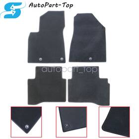 Z2.jrjd01.h Soillar New Velour Front And Rear Floor Mats Carpet Black 4pcs Fits 2017-2021 Kia Niro
