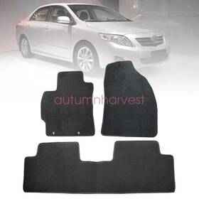 Z2.klljd01.h Soillar For 2011 2012 2013 Toyota Corolla Sedan Floor Mats Carpet Black Velour New 3pcs