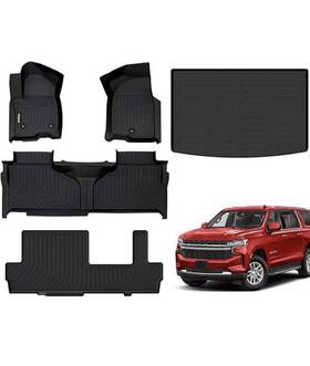 Z2.klljd03.h Soillar Floor Mats And Cargo Liner For 2021-2024 2025 Chevrolet/chevy Suburban/gmc Yukon X