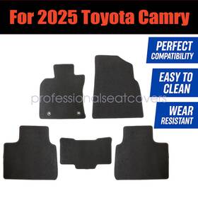 Z2.kmrjd04.h Soillar Front And Rear Replacement Floor Mats Carpet Fits 2025 Toyota Camry Black Velour
