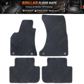 Z2.mkjd01.h Soillar For 2015-2025 Porsche Macan Turbo Gts Floor Mats Carpet Waterproof Black Velour