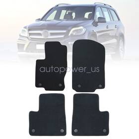 Z2.mljd01.h Soillar For 2012-2019 Mercedes-benz Ml/gl/gle/gls Series Floor Mats Carpet Velour Black
