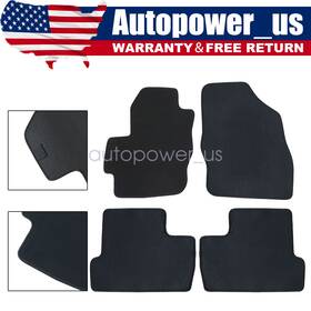 Z2.mzd3jd02.h Soillar Fits 2010 2011 2012 2013 Mazda 3 Front And Rear Floor Mats Carpet Velour Black New