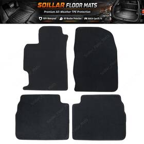 Z2.mzd6jd01.h Soillar For 2010 2011 2012 2013 Mazda 6 Replacement Floor Mats Carpet Rugs Velour Black