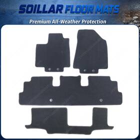 Z2.nstljd01.h Soillar For 2022-2025 Nissan Pathfinder Platinum Utility 4-door Velour Floor Mat Carpet