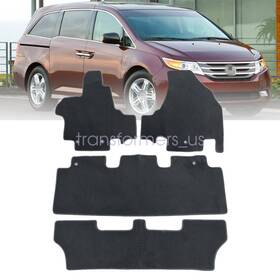 Z2.odsjd02.h Soillar For 2011 2012 2014-2017 Honda Odyssey Front And Rear Floor Mats Carpet Black New