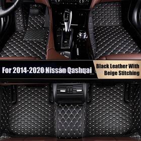 Z2.pgjd12.h Soillar Microfiber Leather Front And Rear Surround Floor Mats For 2014-2020 Nissan Qashqai
