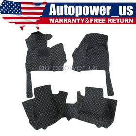 Z2.pgjd34.h Soillar All Surround Leather Floor Mats Liners For 2022-2024 Mercedes Benz C300