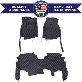 Z2.pgjd44.h Soillar For 2023-26 Honda Crv Cr-v Front Rear Leather Waterproof Carpets Car Floor Mats