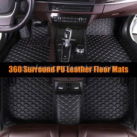 Z2.pgjd76.h Soillar All Surround Leather Floor Mats Liners For 2016-2022 Mercedes Benz Glc