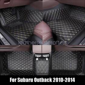 Z2.pgjd81.h Soillar For 10-14 Subaru Outback Car Floor Mats Leather Auto Pads Interior Accessories