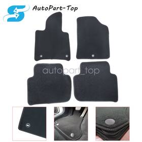 Z2.sdjd02.h Soillar For 2021-2022 Hyundai Santa Fe 4-door Replacement Velour Floor Mats Carpet Black