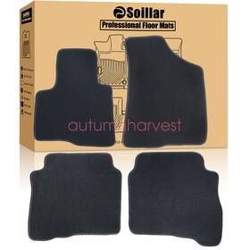 Z2.sdjd03.h Soillar Front And Rear Floor Mats Carpet For 2007 2008 2009 Hyundai Santa Fe 4door Velour