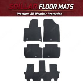Z2.sdjd04.h Soillar Velour Front And Rear Floor Mats Carpet For 2024 Hyundai Santa Fe Waterproof 5pcs Z2.sdjd04.h Soillar Velour Front And Rear Floor Mats Carpet For 2024 Hyundai Santa Fe Waterproof 5pcs