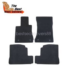Z2.sjjd01.h Soillar Front And Rear Floor Mats Carpet Black Velour For 2005-2013 Mercedes S Class New