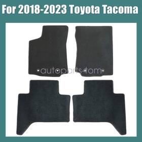 Z2.tkmjd01.h Soillar Replacement Front And 2nd Row Floor Mats Carpet Velour For 2018-2023 Toyota Tacoma