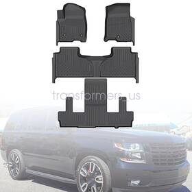 Z2.tpejd02.h Soillar Tpe Floor Mats Liners Fits 2021 2022 2023 2024 Tahoe Yukon Escalade Bucket Seat