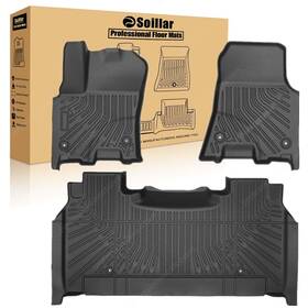 Z2.tpejd115.h Soillar For 2025 2026 Dodge Ram 1500 Crew Cab Bucket Seat 3d Floor Mats Liners Tpe 3pcs