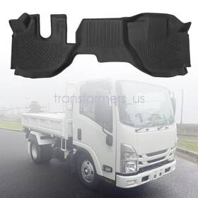 Z2.tpejd121.h Soillar Tpe Floor Mats Liner For 2016-2024 Isuzu N-series All-weather Waterproof Black
