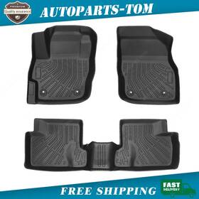 Z2.tpejd122.h Soillar Tpe Front And Rear Row Floor Mats For Mazda 3 2010-2013 Liner New Waterproof Blk